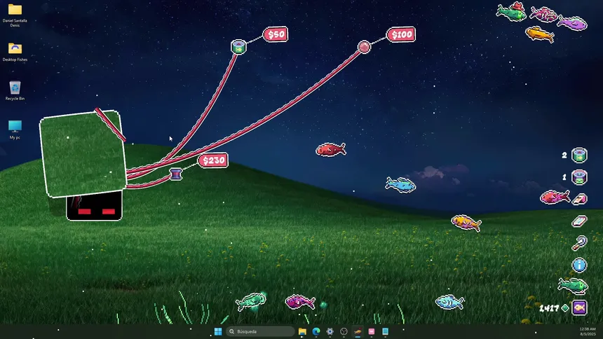 Скриншот 3 к игре Desktop Fishes