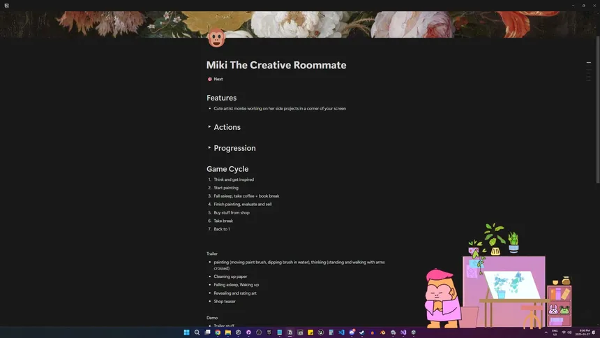 Скриншот 2 к игре Miki The Creative Roomate
