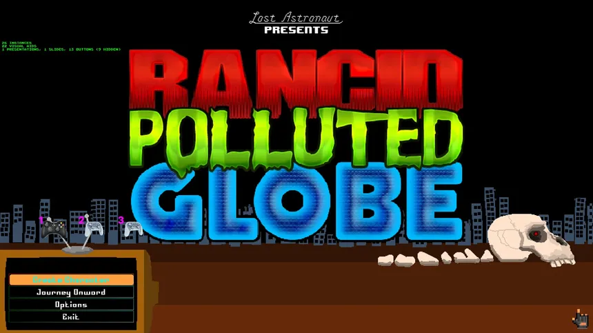 Скриншот 1 к игре RPG1: Rancid Polluted Globe - Radioactive Plastic Wasteland