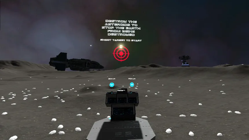 Скриншот 1 к игре Destroy the Asteroids