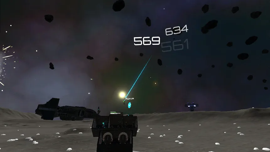 Скриншот 4 к игре Destroy the Asteroids