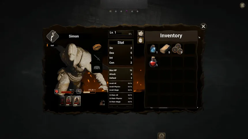 Скриншот 7 к игре Ashen Dungeon