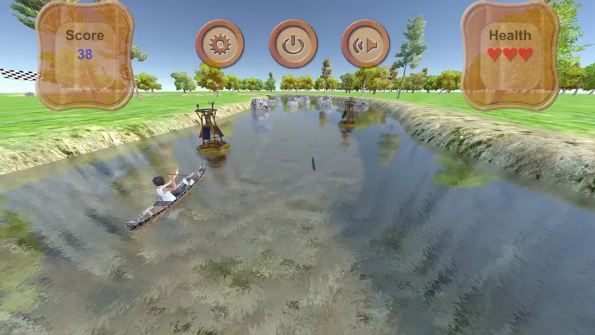 Скриншот 2 к игре Canoe Dodge