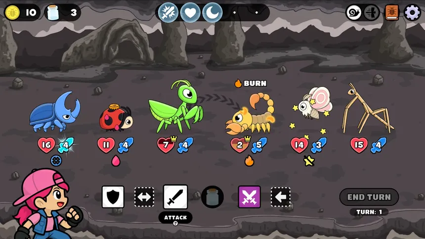 Скриншот 1 к игре Dicey Bugs
