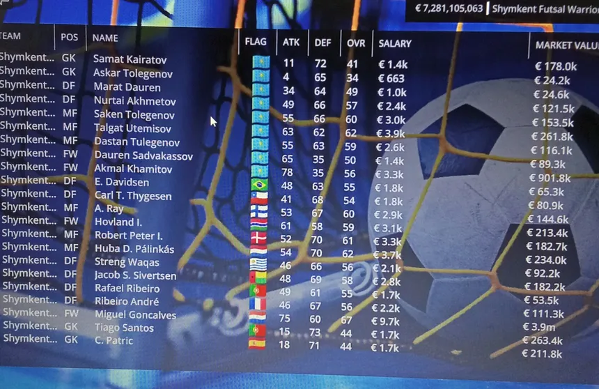 Скриншот 2 к игре Multi Championchip Futsal
