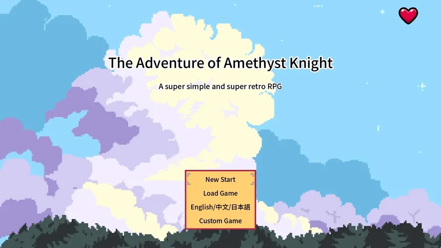 Скриншот 1 к игре The Adventure of Amethyst Knight / 紫水晶骑士物语