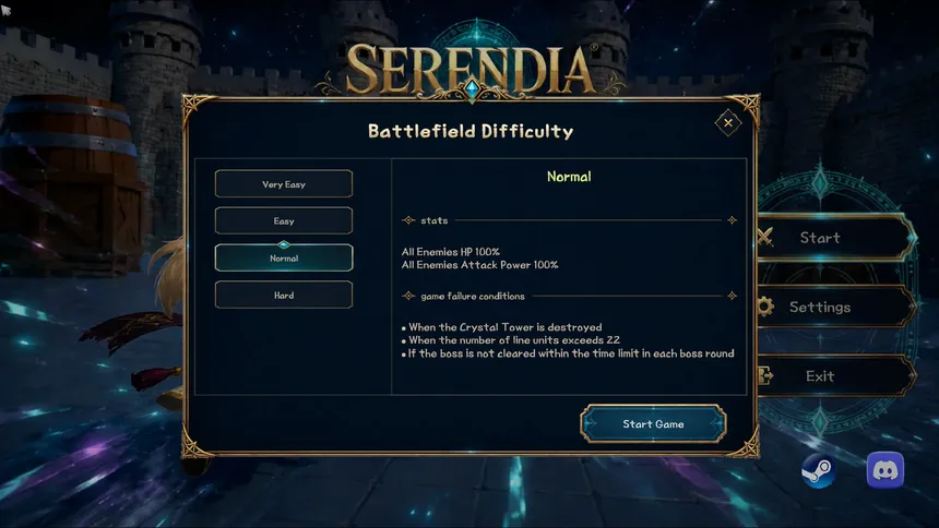 Скриншот 1 к игре Serendia - Random Gear Defense
