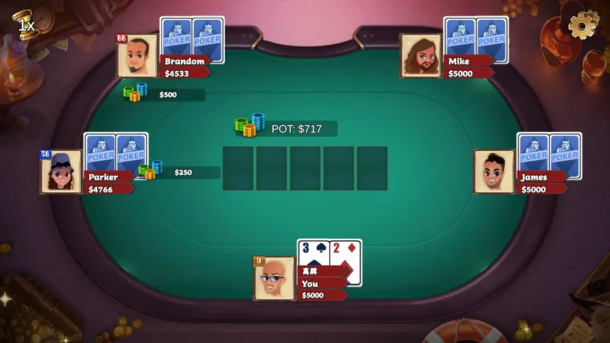 Скриншот 1 к игре Texas HoldEm POKER