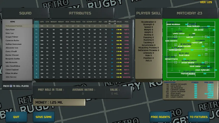 Скриншот 6 к игре Retro Rugby