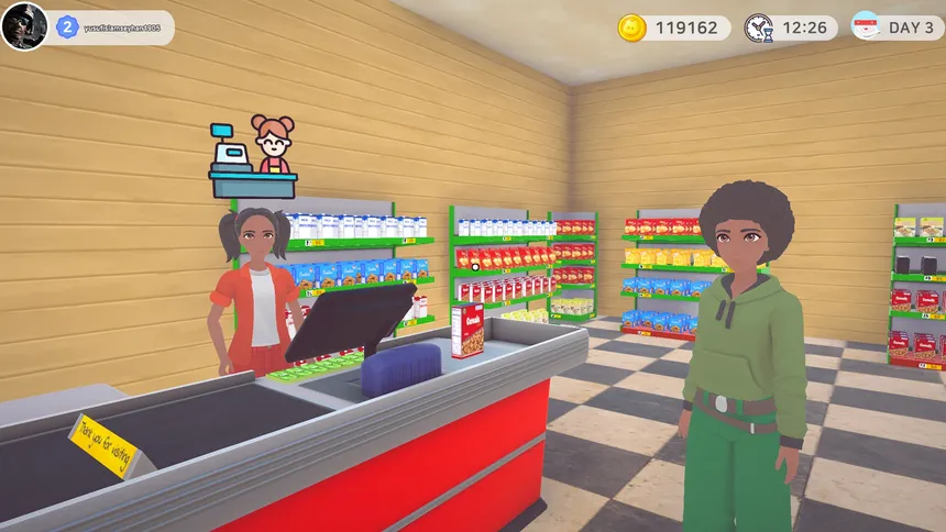 Скриншот 1 к игре Market Street Tycoon Simulator