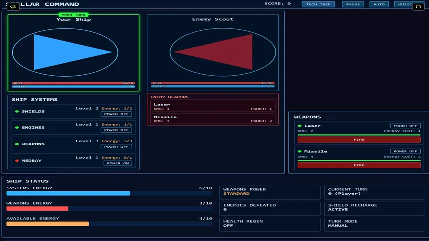 Скриншот 1 к игре Stellar Command