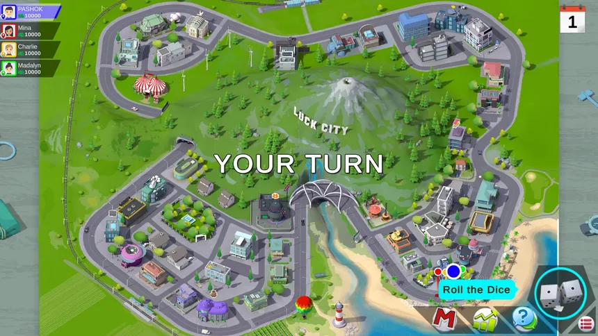 Скриншот 1 к игре Luck City - monopoly