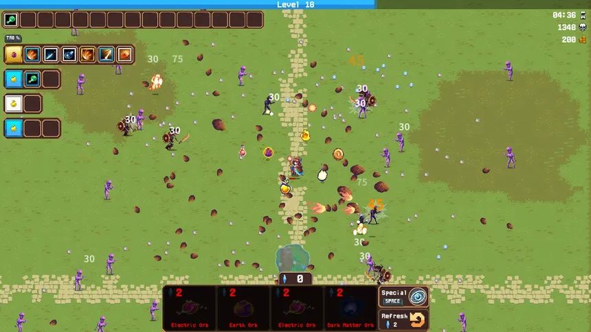 Скриншот 1 к игре Orbcraft Survivors