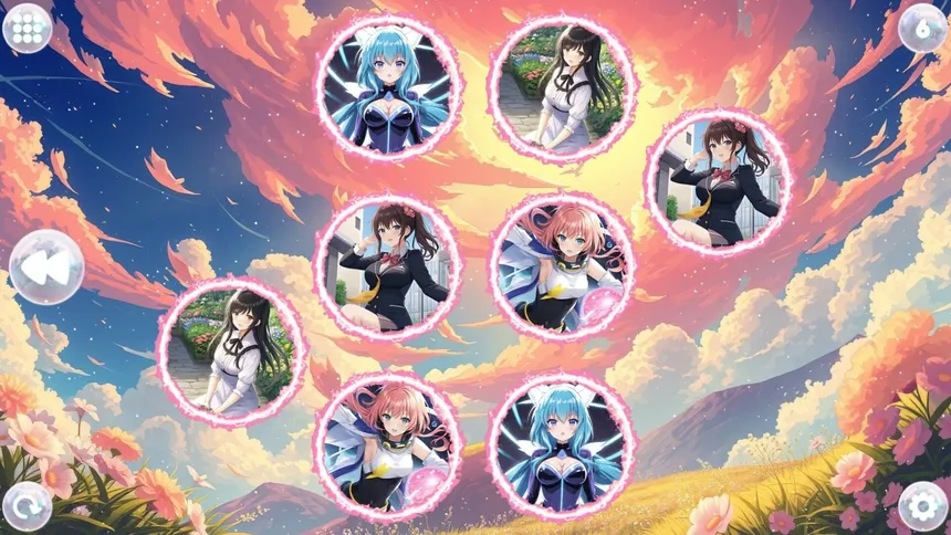 Скриншот 4 к игре Anime Dream Match: Girls