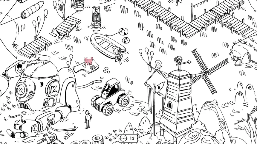 Скриншот 1 к игре Silktrails: Cats in the grove