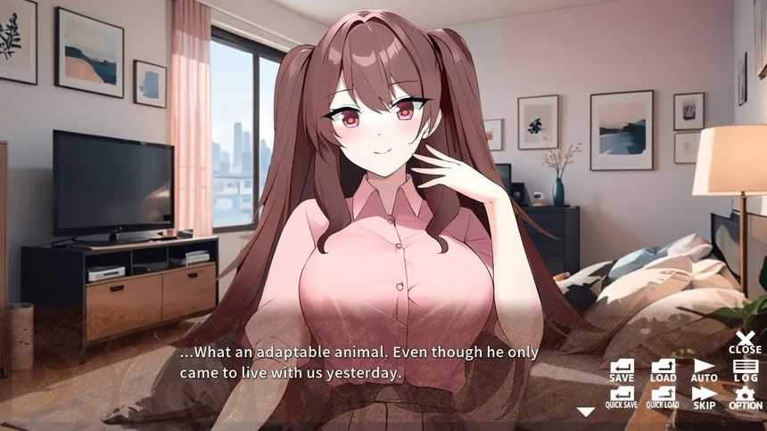 Скриншот 1 к игре おしかけねーちゃん Can I crash at your place?