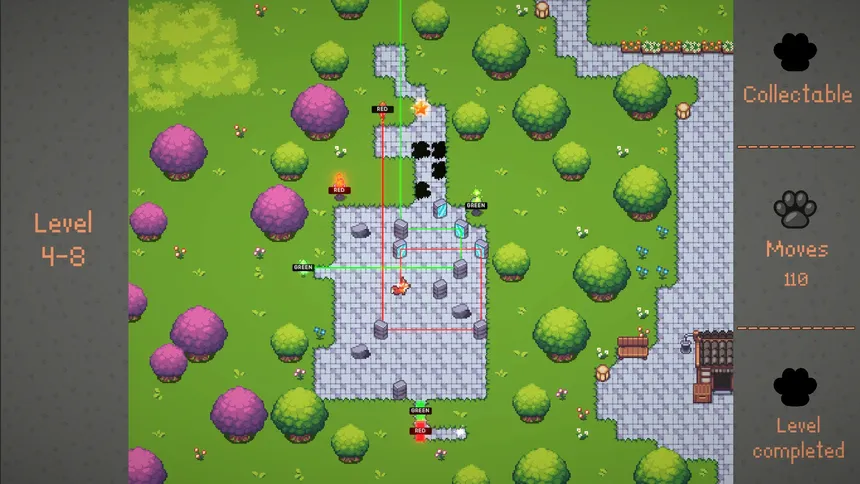 Скриншот 1 к игре Foxxel Quest - A Puzzle Adventure