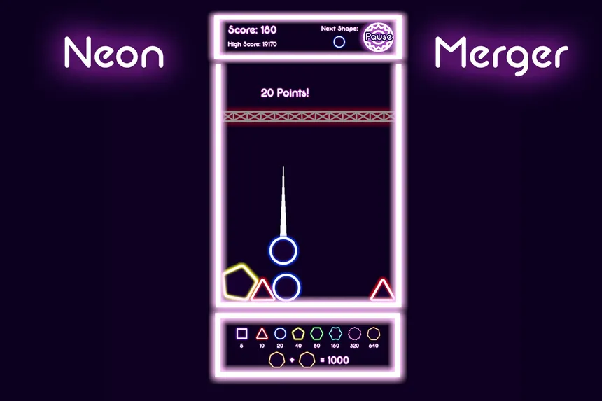 Скриншот 1 к игре Neon Merger