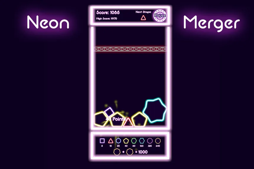 Скриншот 2 к игре Neon Merger