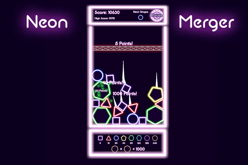 Скриншот 6 к игре Neon Merger