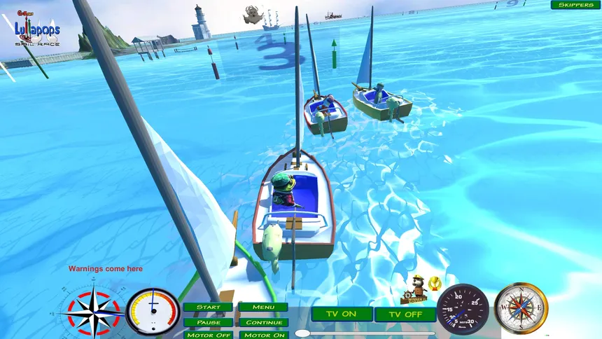 Скриншот 1 к игре Lullapops Sail Race