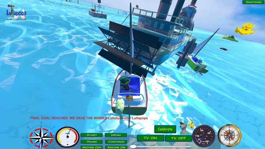Скриншот 3 к игре Lullapops Sail Race