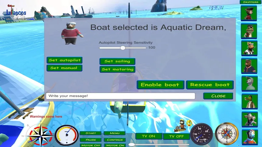 Скриншот 4 к игре Lullapops Sail Race