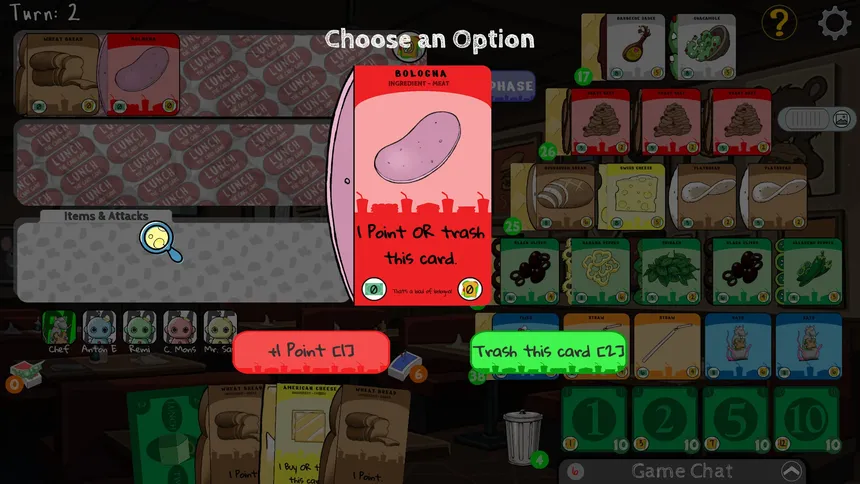 Скриншот 3 к игре Lunch: The Card Game