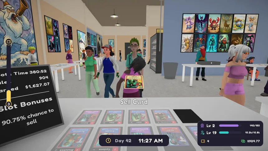 Скриншот 1 к игре Card Collection Simulator