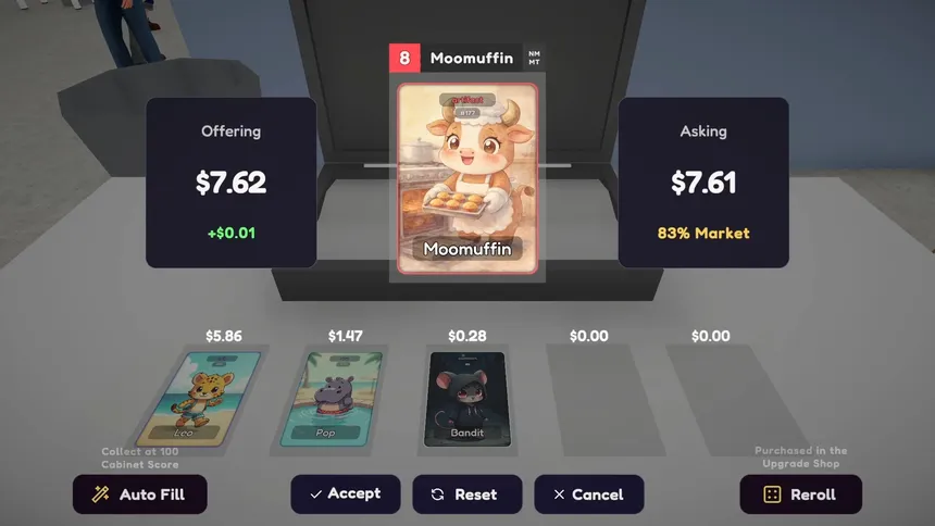 Скриншот 2 к игре Card Collection Simulator