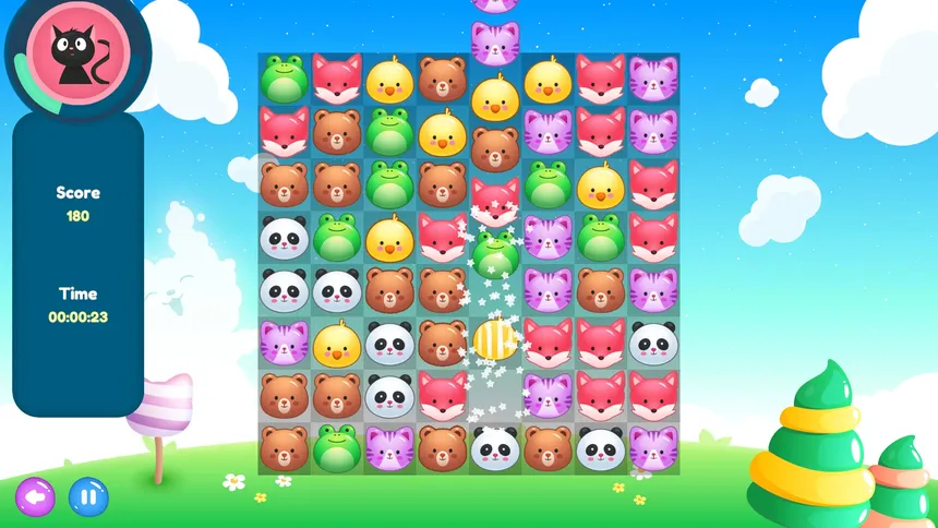 Скриншот 2 к игре Animal   Match