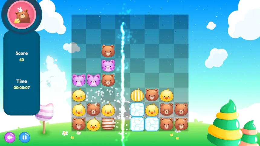 Скриншот 4 к игре Animal   Match