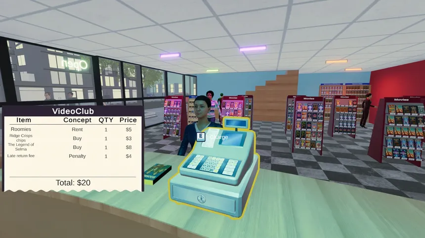 Скриншот 4 к игре Videoclub Simulator