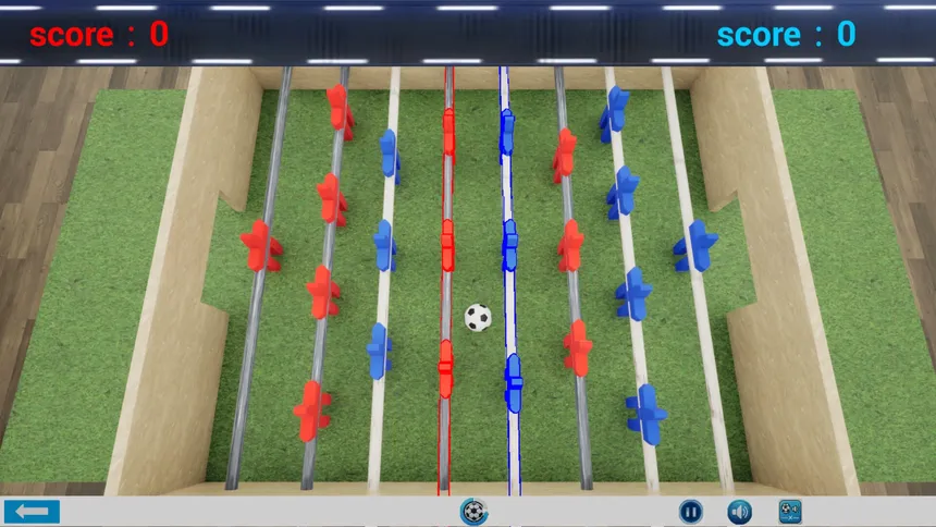 Скриншот 5 к игре 桌上足球 TableSoccer