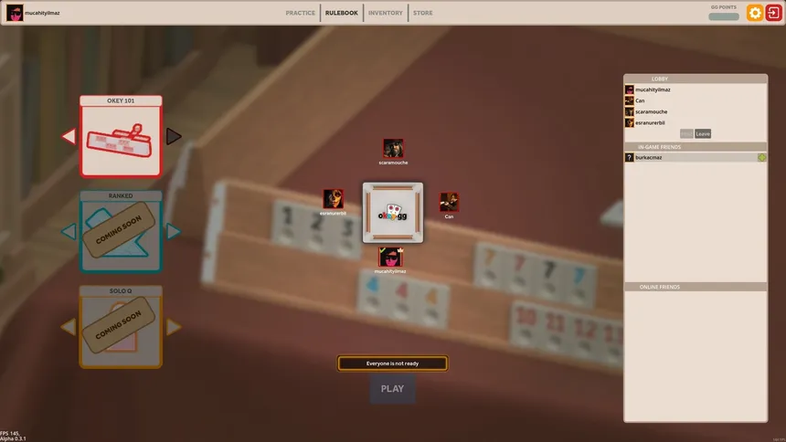 Скриншот 1 к игре okey.gg