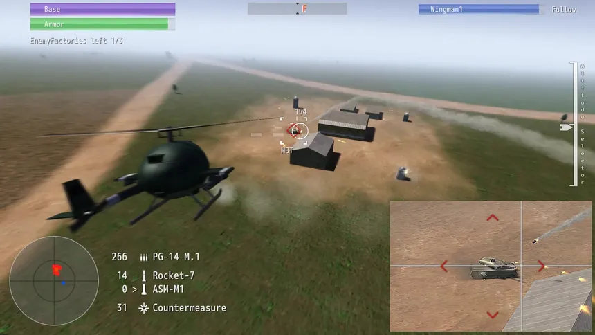 Скриншот 1 к игре FEBA Gunship R