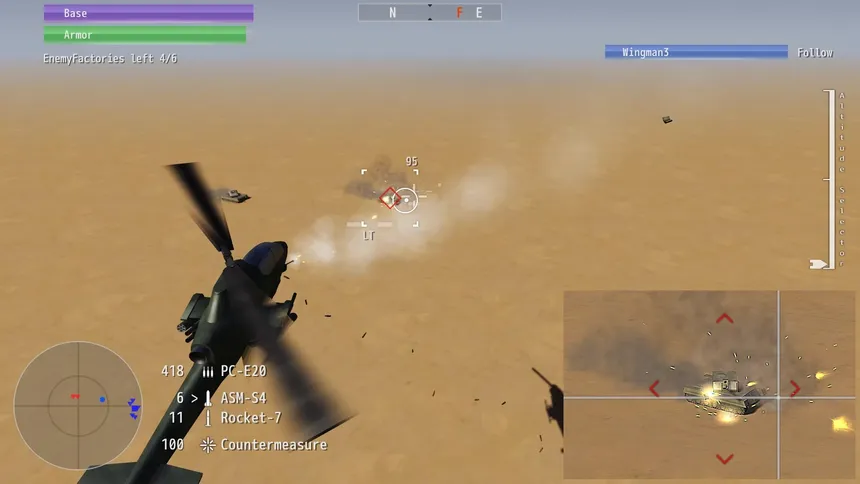 Скриншот 2 к игре FEBA Gunship R