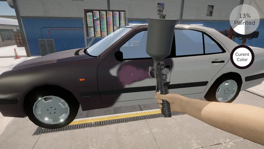 Скриншот 2 к игре Car Painter Sim