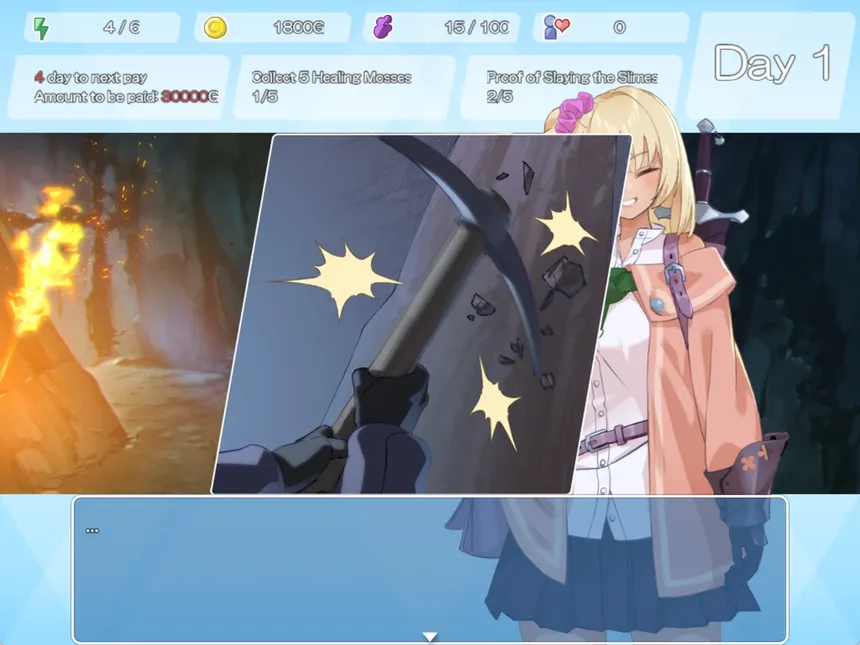 Скриншот 2 к игре Dungeon with Girl