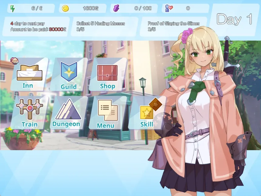 Скриншот 7 к игре Dungeon with Girl