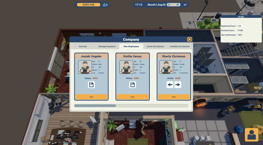 Скриншот 2 к игре Office Tycoon