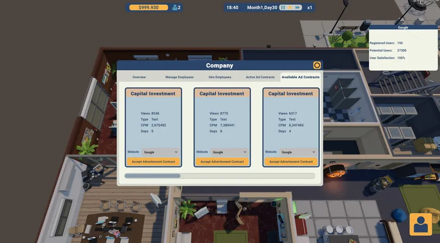 Скриншот 4 к игре Office Tycoon