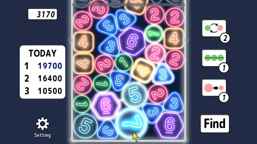Скриншот 3 к игре 1234 connect puzzle