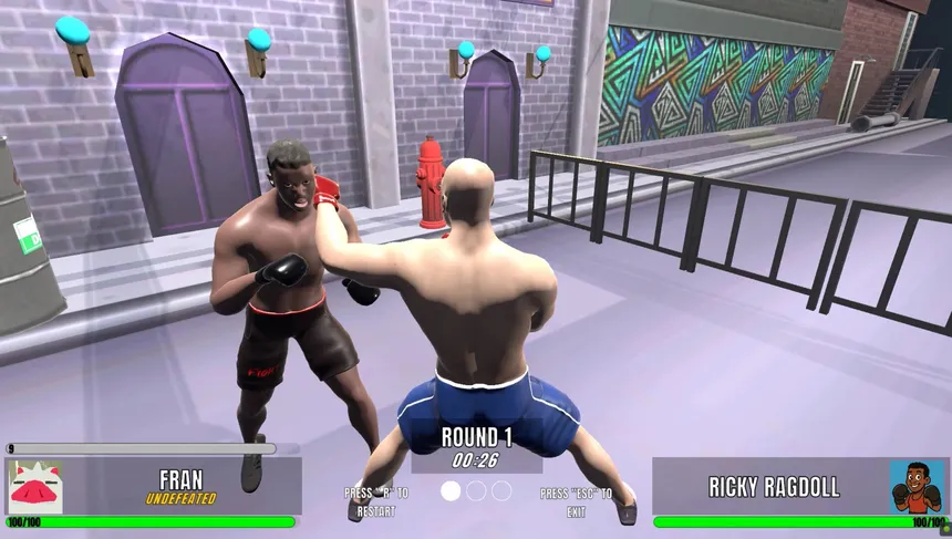 Скриншот 3 к игре Ragdoll Boxing Multiplayer