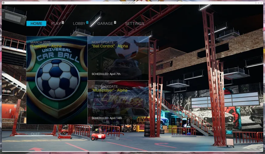 Скриншот 3 к игре Universal Car Ball