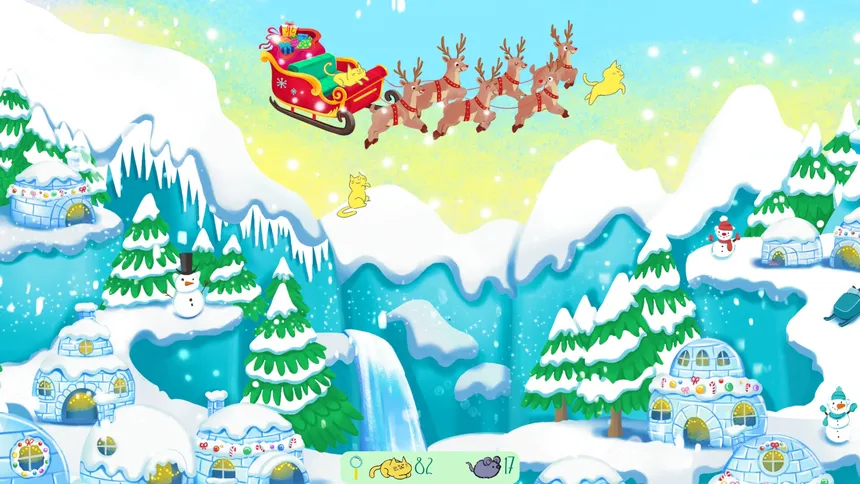 Скриншот 4 к игре Storytime Cats - Meows and Mistletoes
