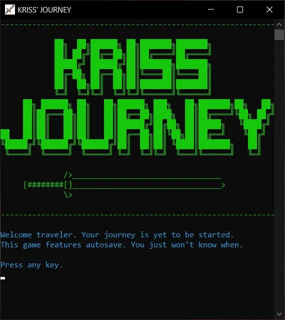 Скриншот 1 к игре Kriss' Journey