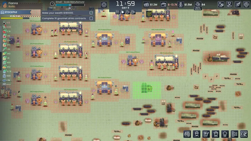 Скриншот 5 к игре Fizz Flow: Factory Management