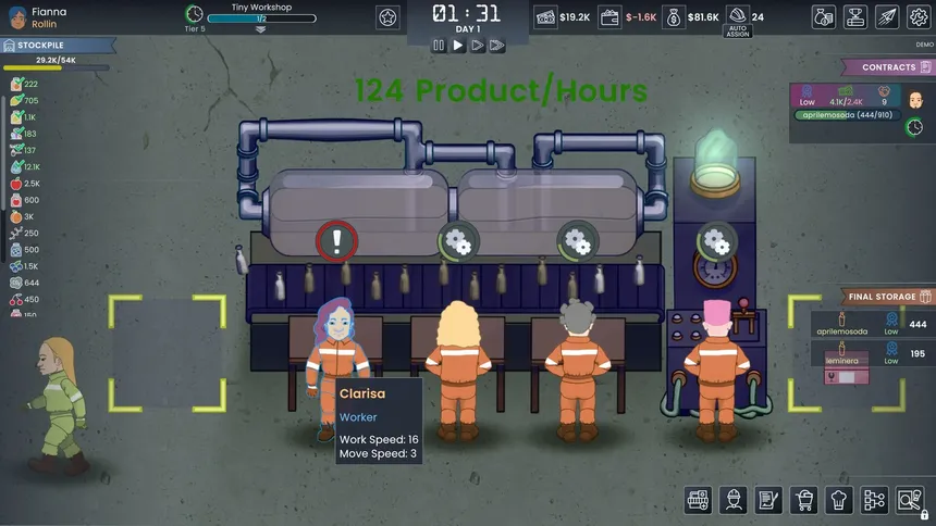 Скриншот 6 к игре Fizz Flow: Factory Management