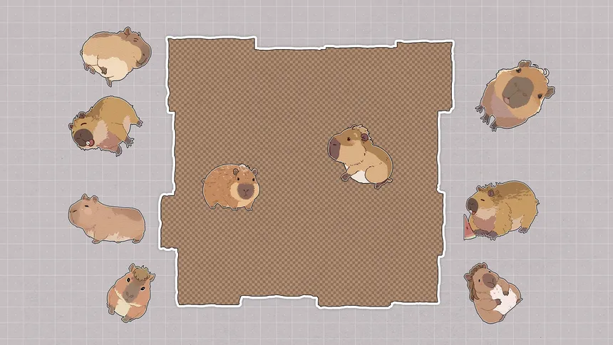 Скриншот 2 к игре Capybaras Huddled Together